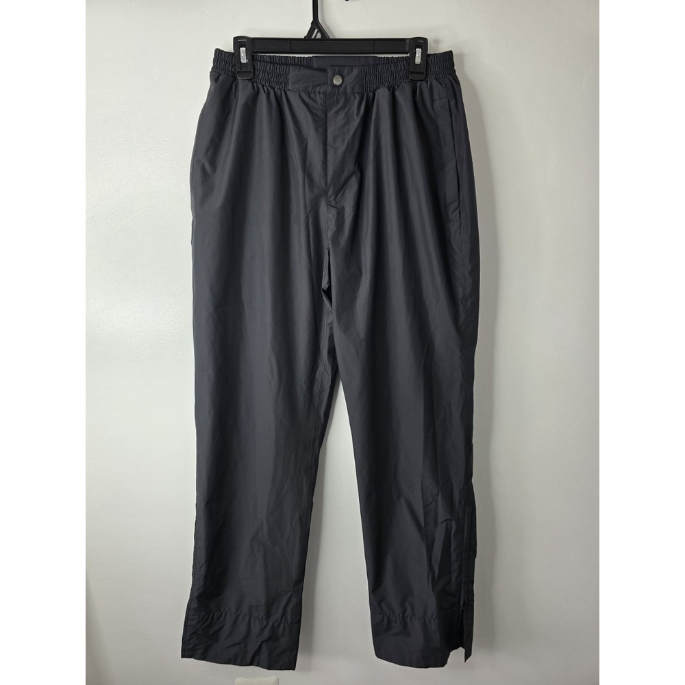 Sun Mountain Cumulus Rain Wear Golf Pants Black Teflon Pockets Women's Size L
